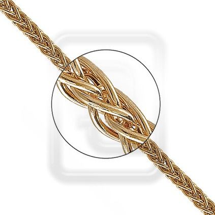 Плетение цепочек колос